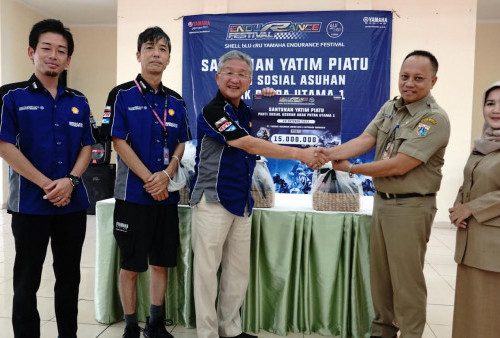 Salut! Menang Balap Ketahanan, Tim Yamaha Racing Indonesia Sumbangkan Hadiah ke Panti Asuhan