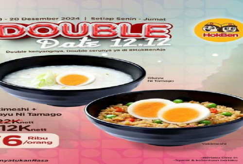 Promo Terbaru Hokben Menuju 12.12 Beli Hokben Cuma Harga Rp 12.000-an Aja