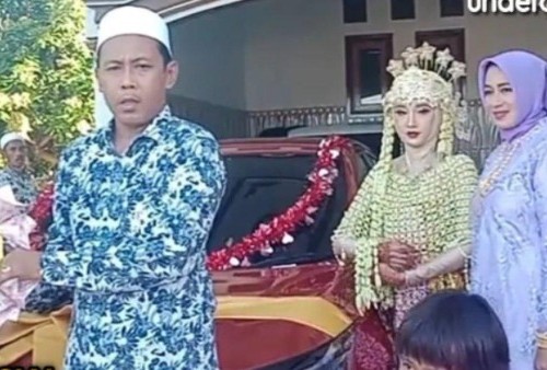 Sultan Banget Nih! Viral Pernikahan Mewah Seseharan Mobil dan Bucket Uang Ratusan Juta