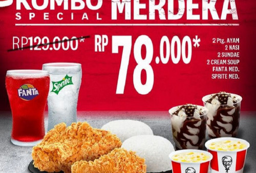 Promo KFC HUT RI Ke-78 di Bulan Agustus 2023, Cek Syarat dan Ketentuan untuk Dapatkan Promonya!