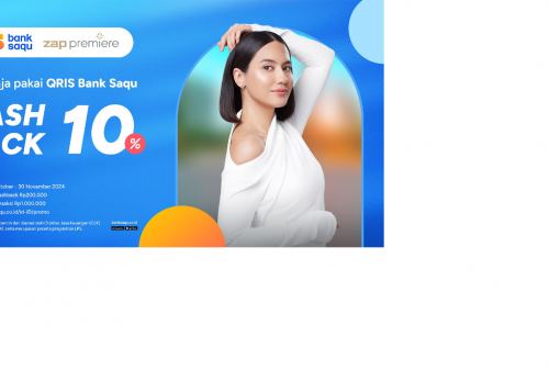 Serbu Promo ZAP Premiere Khusus Pembayaran QRIS Bank Saqu, Bisa Dapat Diskon Hingga 100 Persen