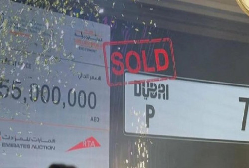 Wow! Plat Nomor di Dubai ini Harganya Sampai 200 Miliar!