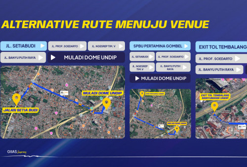 GIIAS Semarang 2024 Digelar di Muladi Dome Undip, Ini Rute Alternatif Menuju Venue