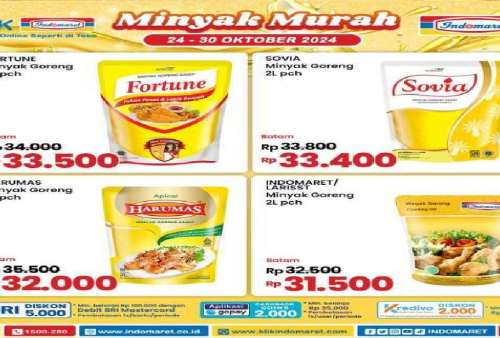 Indomaret  Meriahkan Hari Sumpah Pemuda dengan Adakan Promo Minyak Goreng, Sikat!