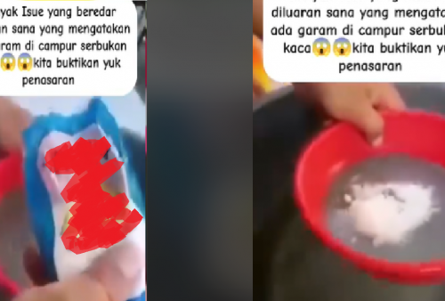 Viral Video Garam Mengandung Serbukan Kaca, Hoaks atau Real?