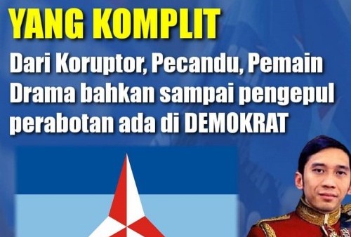 Viral: Meme Partai Demokrat Komplit Koruptor, Pecandu, Pemain Drama, Ada Apa Nih? 