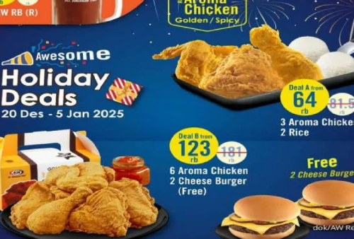 Yuk Ambil Promo A&W 3 Ayam 2 Nasi Hanya Rp 64.000, Berlaku Hingga 5 Januari 2025