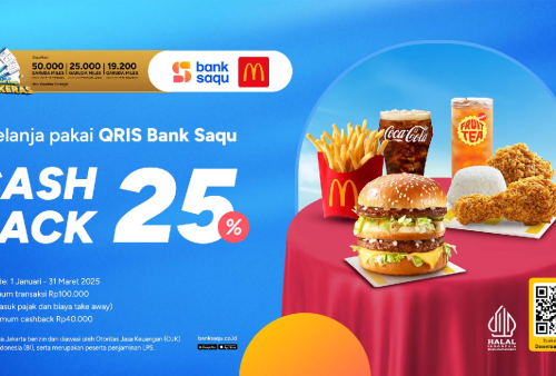 SIKAT! Promo Terbaru Mc'Donalds Cashback 25 Persen