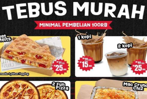 Sikat! Promo Pizza Hut Delivery Januari 2025 Ada Tebus Murah Pizza dan Kopi Rp 15.000