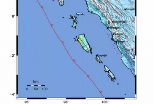 Gempa Magnitudo 6,2 Guncang Kepulauan Mentawai