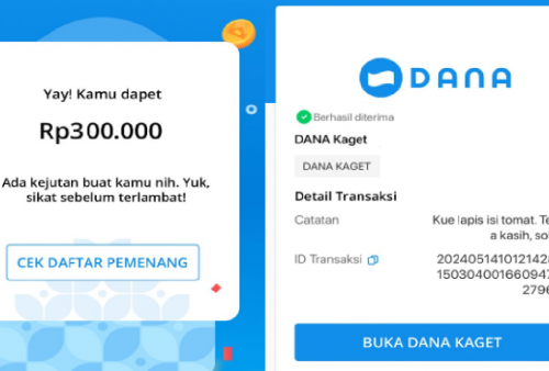 Cara Dapatkan Saldo Link DANA Kaget Senin 16 Desember 2024 Total Hadiah Rp 300 Ribu