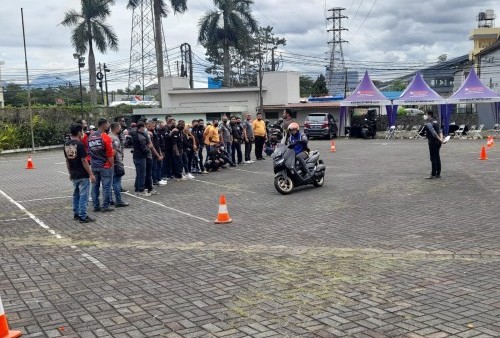 Mantap! Bukan Hanya Dapat Ilmu, Aktifitas Safety Riding Jadi Ajang Silahturahmi 3 Komunitas Nmax di Bandung