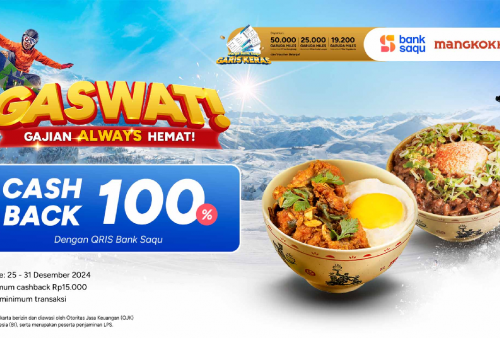 Ada Cashback 100 Persen Makan di Mangkokku, Ikuti Syarat Ini