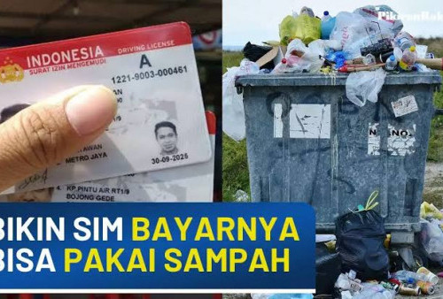 Bikin SIM di Cirebon Bayar Pakai Sampah, Begini Penjelasannya