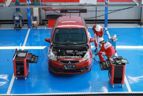 Kondisi Pasar Bagus, Mitsubishi Buka Bengkel Body & Paint Pertama di NTB