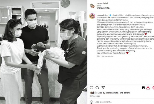 Nana Mirdad Senang Bayi yang Ditemukannya Sudah Sehat Lagi: Percaya Deh..