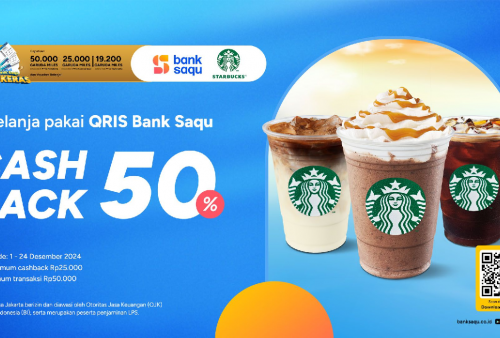 Promo Starbucks Cashback 50 Persen, Catat Tanggal Berakhirnya