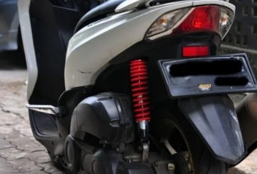 Yamaha Lexi Pakai Sokbreker KYB KYOS-OZ71100, Tampilan Makin Sporty, Redaman Juga Mantap, Begini Cara Pasangnya!