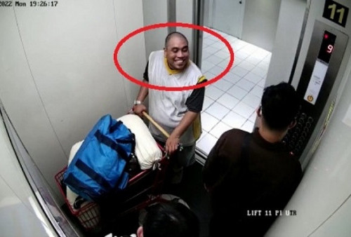 Polisi Ungkap Arti Senyuman Pembunuh Bawa Mayat di Lift: Dia Happy sudah Membunuh