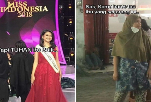 Mengejutkan, Dulunya Finalis Miss Indonesia 2018 Sekarang Jadi Emak Emak Dasteran