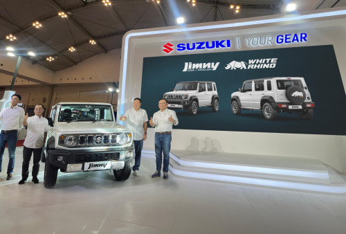 Suzuki Luncurkan Jimny 5-Door Edisi White Rhino di GJAW 2024