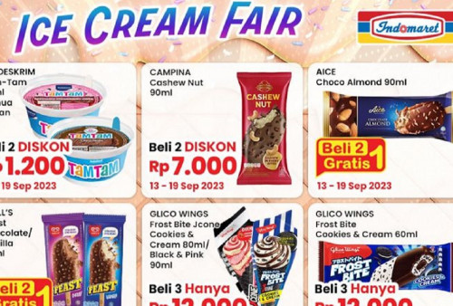 Bulan September Makin Seru dengan Promo Ice Cream Fair Indomaret: Nikmati Kelezatan Es Krim dengan Harga Spesial!