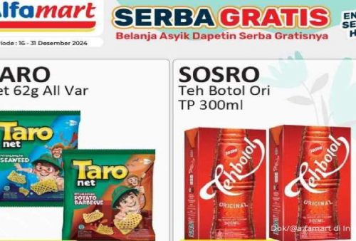 Promo Besar-Besaran Alfamart Akhir Tahun 2024: Banyak Snack & Minuman Beli 2 Gratis 1