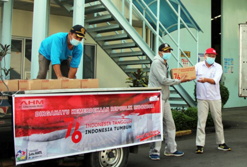 Veteran Perjuangan Di Jakarta dan Jawa Barat Dapatkan Bantuan dari Astra Honda Motor