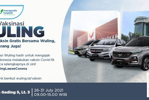 Wuling Motors Berikan Vaksin COVID-19 di Mall Kelapa Gading 5, Gratis