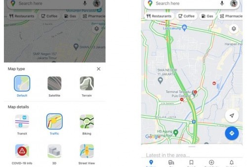 Pengen Tau Titik Penyekatan Jalan Saat PPKM Darurat? Bisa Dicek Lewat Google Maps, Begini Caranya!