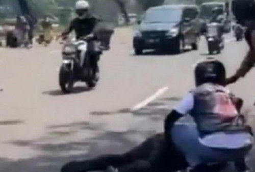 Viral, Video Insiden Tabrakan Pengendara Harley Vs NMax Diisukan Keduanya Tewas, Begini Penjelasan Polisi