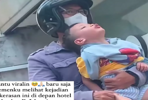 Viral! Seorang Pria di Surabaya Cubit Anak Kecil Berkali-kali