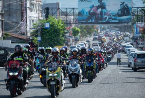 Anniversary NrXr Nasional Ke 8 Tahun Sukses Dihadiri Ratusan Bikers