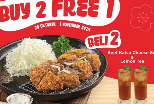 Serbu Payday Bonus di Kimukatsu! Ada Promo Buy 2 Get 1 Free yang Berlaku Sampai 1 November 2024