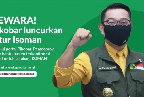 Salut! Pemprov Jawa Barat Luncurkan Aplikasi Pikobar, Layanan Obat dan Vitamin Gratis Buat Pasien Covid-19, Cek Caranya di Sini