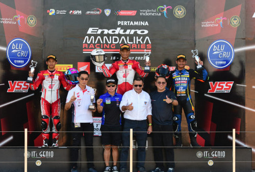 Tampil Impresif, Rider AHRT Dominasi Podium di Seri 2 Kejurnas Mandalika Racing Series 2023