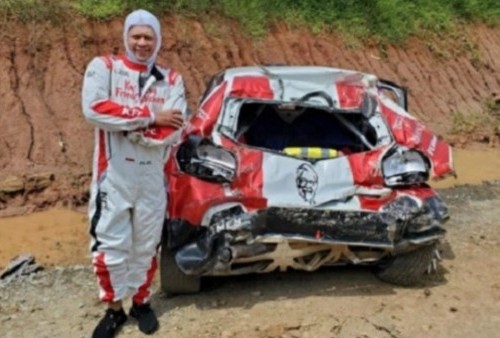 Kondisi Terkini Bamsoet Pasca Mengalami Kecelakaan di Event Sprint Rally Putaran ke-3, Mobilnya Rusak Parah