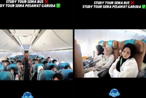 Viral Rombongan Study Tour SMP Asal Yogyakarta ke Jepang Naik Pesawat Mewah, Netizen Heboh!