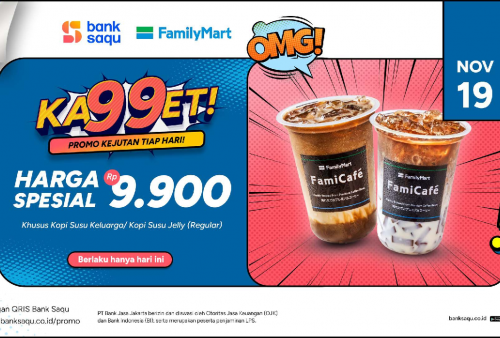 Promo Terbaru Family Mart: Ada Kopi Susu Rp 9.900 Diskon di Bank Saqu