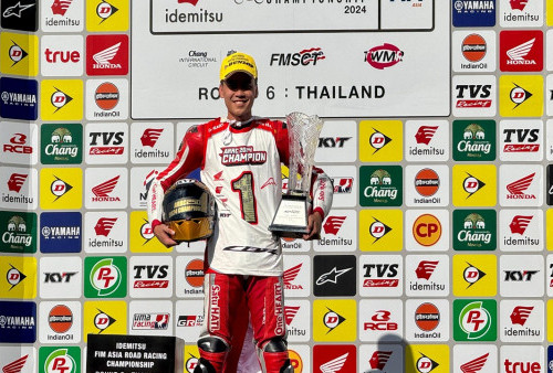 CBR250RR Bikin Pebalap Astra Honda Sukses Juara Asia di ARRC 2024