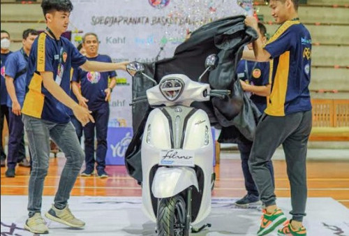 Hadir di Semarang, Yamaha Grand Filano Hybrid Connected Bikin Geger di Acara Opening SBL 2023: Keren Banget, Saya...