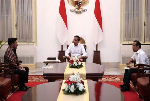 Jokowi Bincang-bincang di Istana Bareng Syahrul Yasin Limpo Selama 1 jam, SYL Ucapkan Maaf: Semua Penghargaan untuk Bapak Presiden!