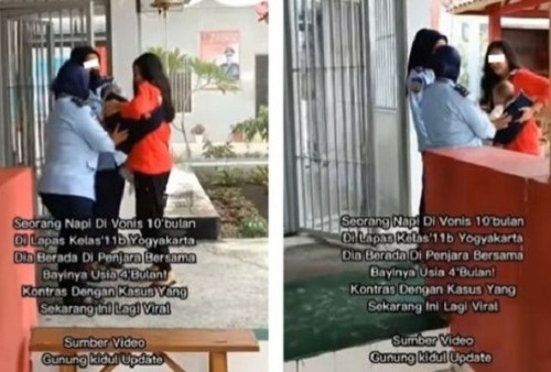 Viral Perjuangan Seorang Ibu, Tetap Bawa Anak Meski Masuk Penjara