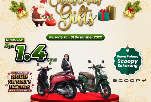 Semarak Natal 2022, Sinsen Berikan Program Christmas Gifts Bagi Pecinta Honda Scoopy