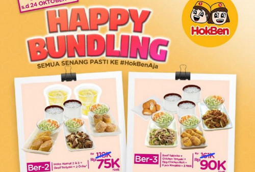Jangan Sampai Kelewatan! Promo Bundling Hokben Makan Super Hemat Cuma Rp75.000 Berdua