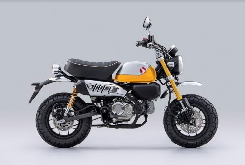 Honda Monkey 125cc warna kuning, khusus buat motormania yang pengen tampil beda
