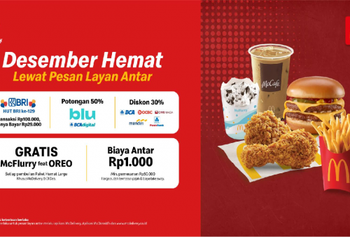 4 Promo yang Diberikan McD Edisi Bulan Desember 2024