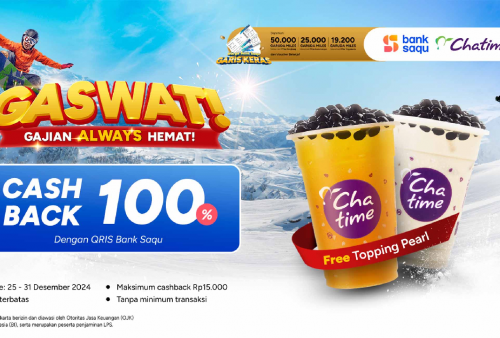 Buruan Serbu Promo Chatime Cashback 100 Persen, Berakhir Hari Ini!