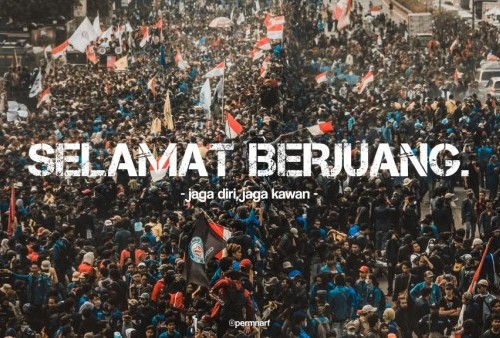 Aksi Mahasiswa Bandung Sampai Larut Malam, DPRD Pasrah, Kombes Ibrahim: Kami Hadapi dengan Humanis
