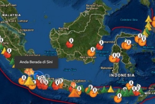 Gunung Anak Krakatau Berstatus Siaga, Begini Penjelasannya
